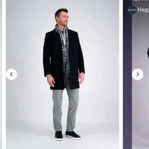 J. M. Haggar Premium Topcoat (black)